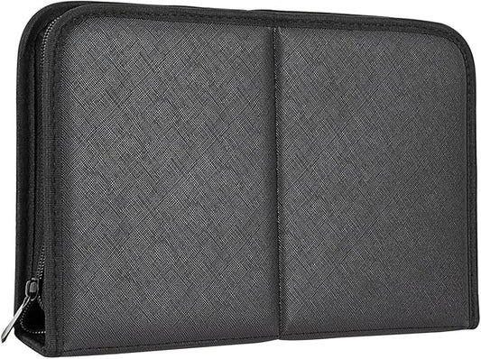 Makeup Brush Organizer Bag Standing Makeup Brushes Holder Travel Case, Professional Portable Cosmetic Storage Bag Foldable Makeup Brush Wrap Case for Men Women Artist Gift (Black)