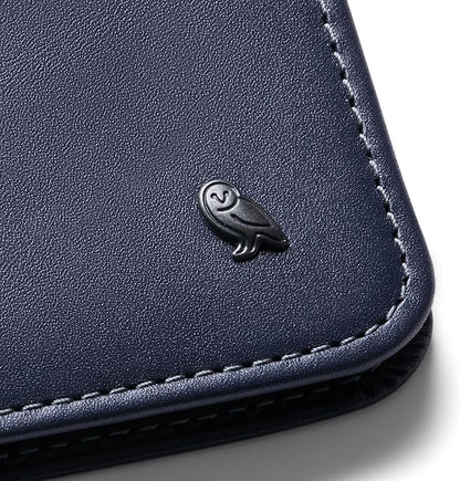 Bellroy Hide & Seek Wallet (Slim Leather Bifold Design, RFID Protected, Holds 5-12 Cards, Coin Pouch, Flat Note Section, Hidden Pocket)