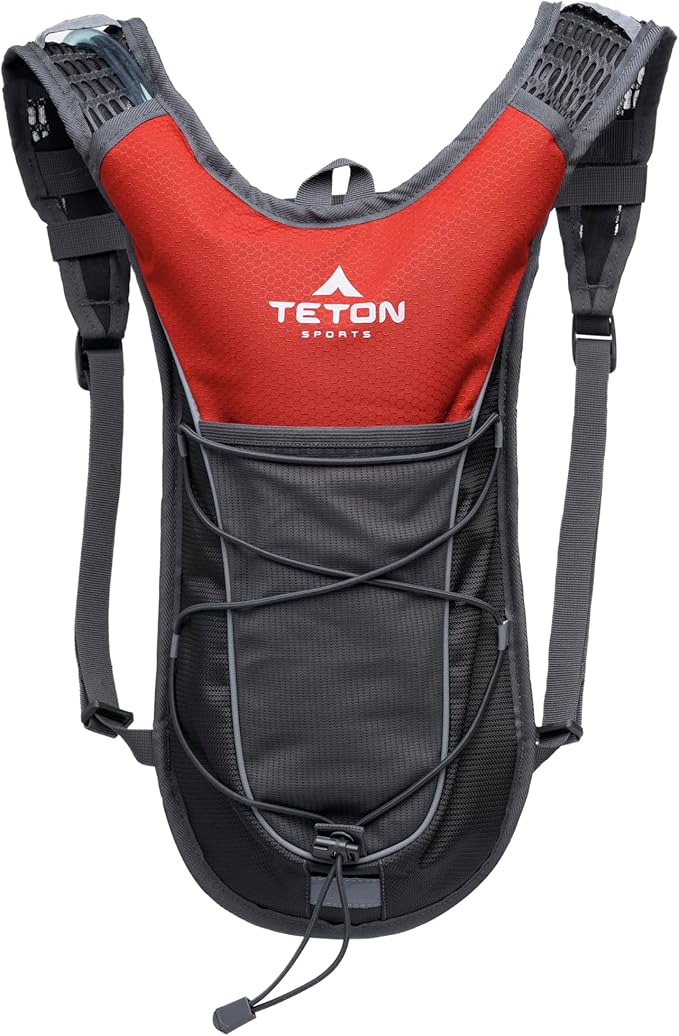 Teton Oasis/Trailrunner Hydration Backpack – Lightweight Water Pack with 2L/3L Bladder for Hiking, Running, Cycling, Biking – 2L/18L/22L Sizes – Sewn-in Rain Cover – Fits Men and Women