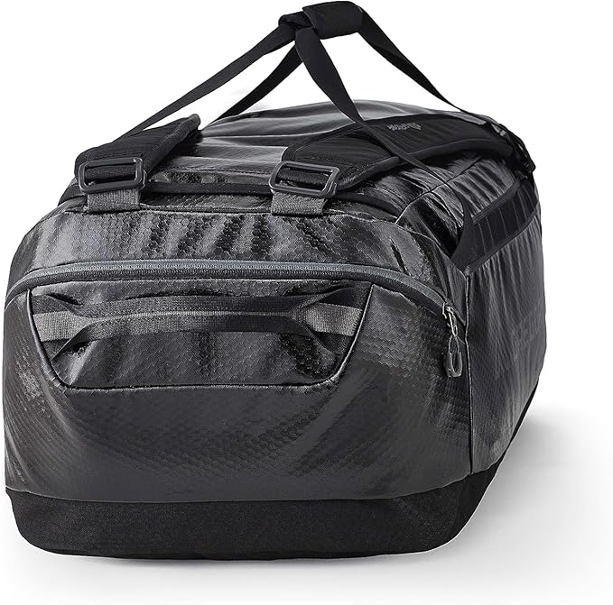 Gregory Alpaca 60L Water-Resistant Adventure Travel/Gear Organization Duffel Bag with Packing Cube Included, Obsidian Black