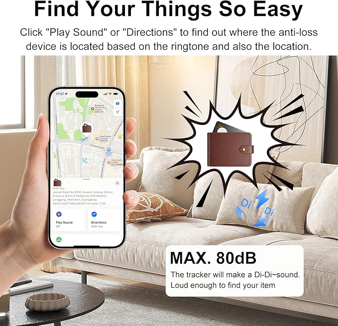 Air Tracker Tags-4 Pack Work with Apple Find My (iOS Only): Bluetooth Tracker with 4 Cases and 2 Replaceable Batteries - Key Finder Item Locator Smart Tag for Luggage Bags Wallet Suitcase