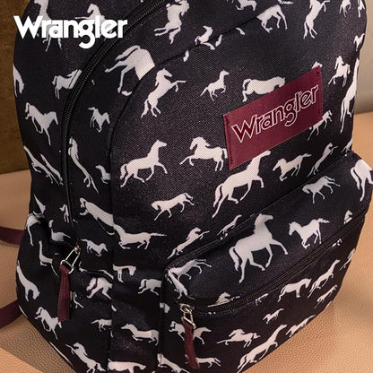 Montana West Wrangler Lightweight Backpack for Women Water Resistant 800D Casual Daypack for College, Commute, Travel & Gym
