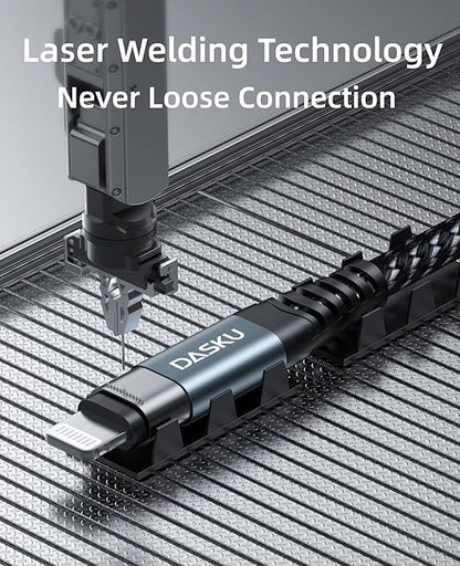 USB C Lightning Cable 3 Pack 3 Ft, iPhone 14 13 Fast Charger Cord [Apple MFi Certified] 3 Foot Type C iPhone Cable Compatible with iPhone 14 13 12 11 Pro Max Mini 8 Plus SE iPad and More