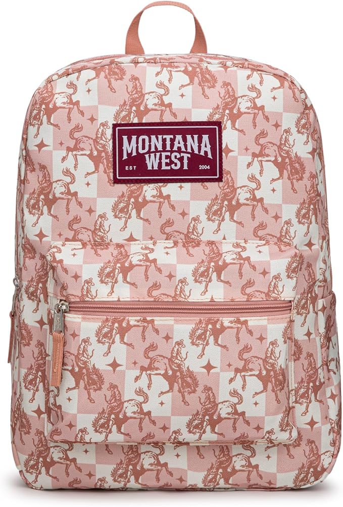 Montana West Backpack for Women Men 2 PCS Lightweight College Bookbags Casual Daypack Backpacks for Commute & Travel
