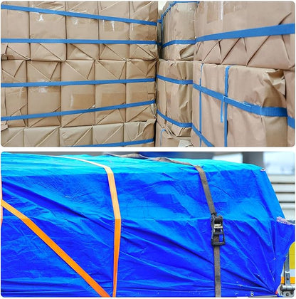 MECCANIXITY Lightweight Polypropylene Webbing Strap 1 1/2" 25 Yard Backpack Strapping Band Light Blue for Outdoor Luggage Cargo Straps