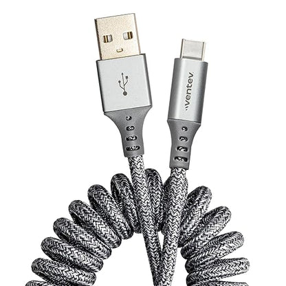 Ventev Helix USB A to USB C High Speed Travel 3 Foot Cable