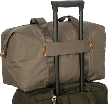 Bric's X-Collection Recycled fabric holdall medio 2in1 foldable - Nut