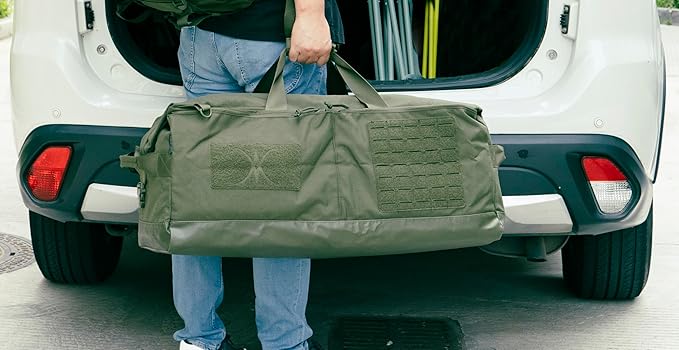 Large Military Tactical Duffle Bag Duffel Backpack for Special Work,Sports,Traveling,Camping 85L