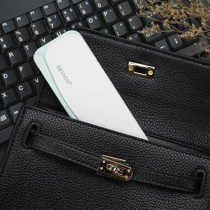 DEVICO Travel Utensils, 18/8 Stainless Steel 4pcs Cutlery Set Portable Camp Reusable Flatware Silverware, Include Fork Spoon Chopsticks with Case (Light Green)