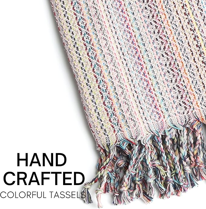 BAY LAUREL Turkish Beach Towel with Travel Bag 39 x 71 Quick Dry Sand Free Lightweight Large Oversized Towels Light