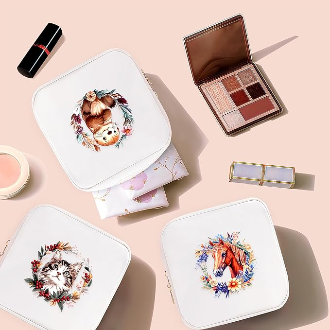 Sea Otter Mini Makeup Bag, Otter Gift For Women Girls, Cute Portable Zipper Pouch Cosmetic Bag For Teen Girls Kids, Small Storage Bag For Sanitary Pad, Period napkin bag!