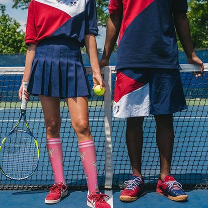 fenglaoda Compression Socks Women Men 6 Pairs, Knee High Best Support Circulation Socks for Running, Travel, Flight, Nurse