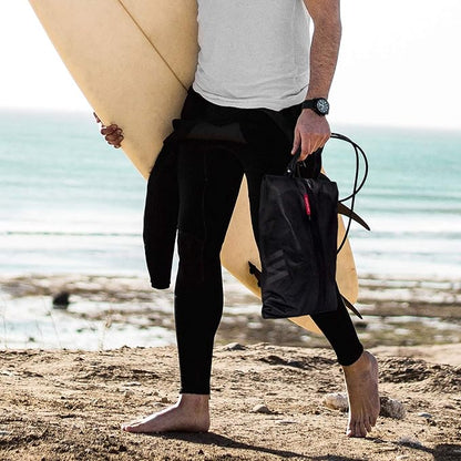 pack all Shoe Bag for Travel, Water-Resistant Shoe Pouch for Gym, Odor-Resistant Soccer Cleats Bag for Sport (Black, 2-Pack)