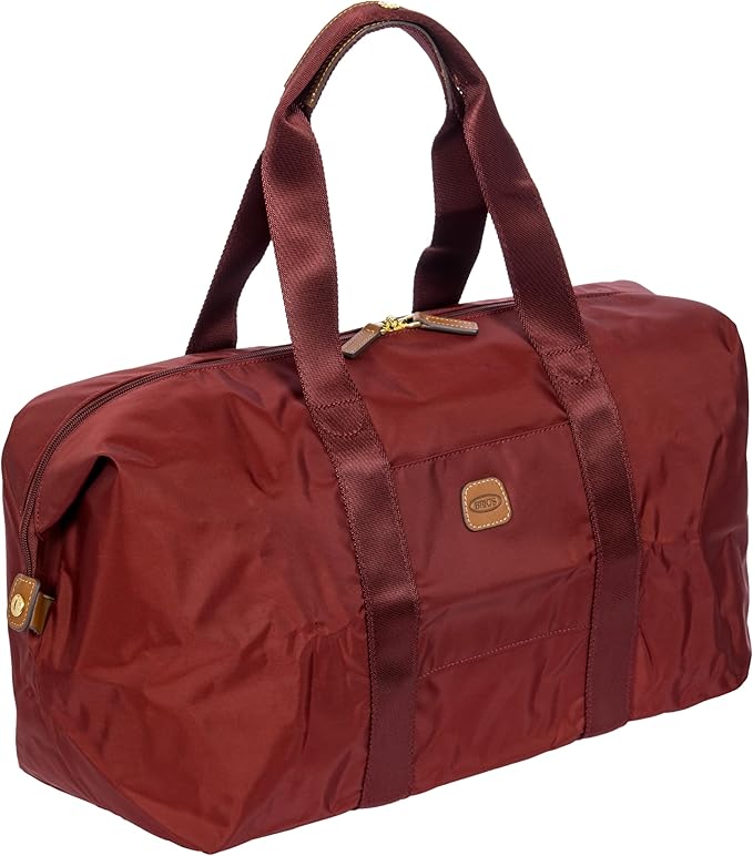 Bric's X-Collection Recycled fabric holdall medio 2in1 foldable - Bordeaux
