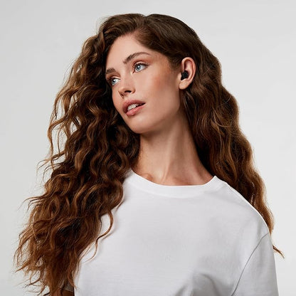 Hears Ear Plugs for Noise Protection - Patented Concert Earplugs, 20dB SNR Sound Reduction, Hypoallergenic Ear Plugs for Sleeping Noise Cancelling with 4 Ear Tip Sizes Included - Jet Black