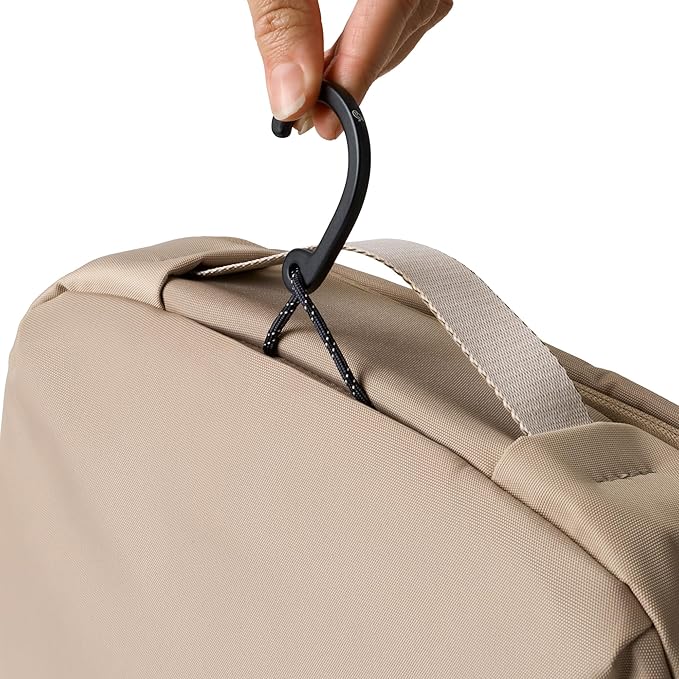 Bellroy Hanging Toiletry Kit Plus (8 Liter Travel Hanging Toiletry Bag) - Stone