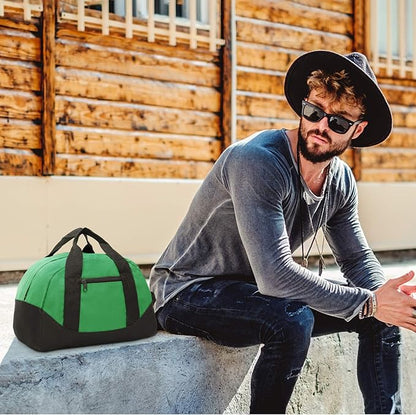 BuyAgain Duffle Bag, 12" Small Mini Travel Carry On Sport Duffel Gym Bag with Top Handle