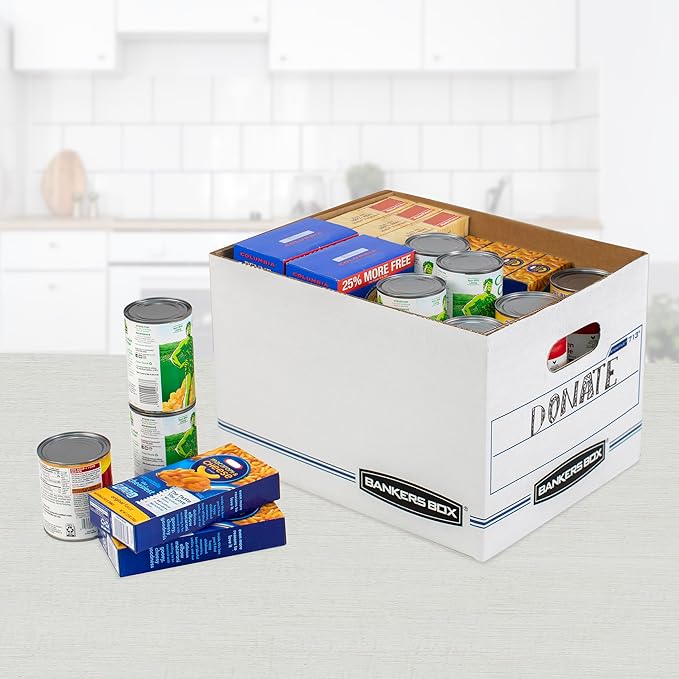 Bankers Box 30-Pack Basic Duty File Storage Boxes with Lids, Letter/Legal, STOR/FILE, (0071304)