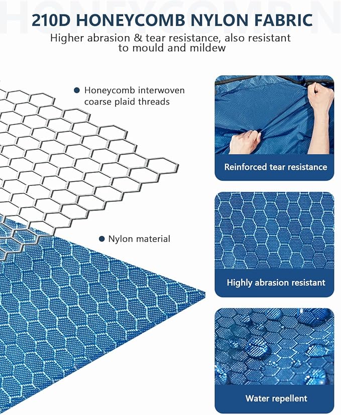 Gonex 40L 60L 80L 100L 150L Large Foldable Travel Duffle Bag with Shoes Compartment, Packable Lightweight Water Repellent Duffel Bag for Camping Gym Weekender Bag