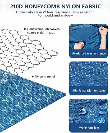 Gonex 40L 60L 80L 100L 150L Large Foldable Travel Duffle Bag with Shoes Compartment, Packable Lightweight Water Repellent Duffel Bag for Camping Gym Weekender Bag