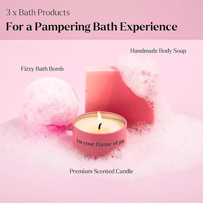 Spa Gifts for Women - Premium Self Care Spa Kit With Bath, Skin Care Sets & Self Care Items - Ultimate Pampering Set - Christmas Gifts for Women - Birthday Gifts- Spa Gift Baskets (Pack of 8)