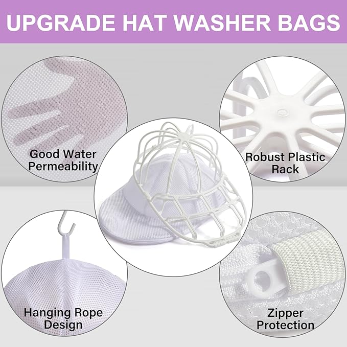 14 Pcs Mesh Laundry Bags for delicates, Hat Washer Cage, Laundry Mesh Wash Bags, Shoe Washing Machine Bag, Silicone Lingerie Bags for Washing Delicates, Laundry Detergent Cup Holder, Shoe Dryer Bag