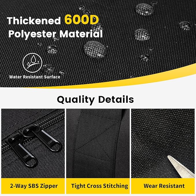 Vorspack Extra Large Duffle Bag for Travel - 200L Duffel Bag for Men Gear Bag for Storage Foldable Weekender Bag for Overnight Camping - Black