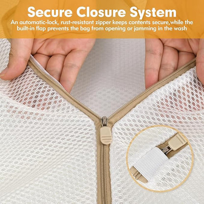 6-Piece Bag/Double-layer thickened mesh laundry bag/Essential items at home/Exquisite laundry bags suitable for clothes, trousers, socks and underwear