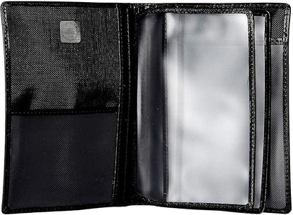 Tony Perotti Unisex Italian Bull Leather Executive Bifold Passport Cover Case in Black