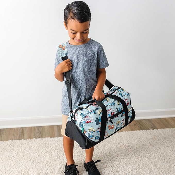 JumpOff Jo by Wildkin Overnighter Duffel Bag – Lightweight Travel Bag for Kids - Jo's Garage