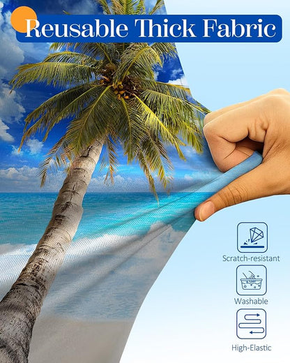 Slohif Luggage Cover for Suitcase Tsa Approved Protector - Luggage Sleeve Large Suit Case Cover Travel Stretch Baggage Case Protective Washable Fit 28-30 Inch Hawaii L