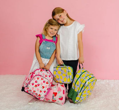 Wildkin 12-inch Kids Backpack – Padded, Adjustable, Ideal for Daycare & Travel - Strawberry Patch