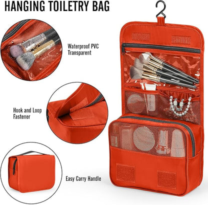 Veken 8 Set Packing Cubes for Travel Essentials, Suitcase Organizer Bags in 4 Sizes, Carry-On Luggage Accessories with Large Laundry & Hanging Toiletry Bag, Must-Have for Airplane, Road Trip & Camping