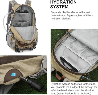 MOUNTAINTOP 25L/40L Hiking Backpack,Lightweight Travel Backpack for Men Women Outdoor Backpacking, Camping