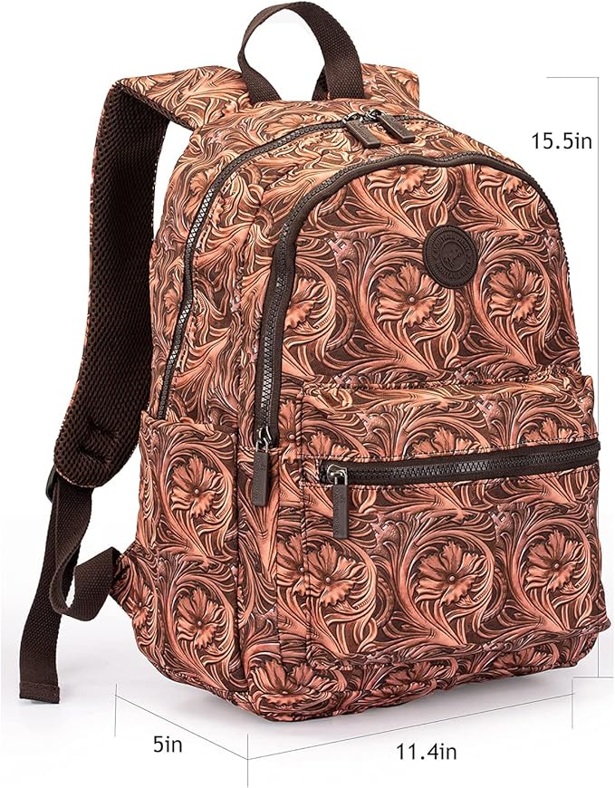 Montana West Backpack for Women Western Travel Backpack Purse Casual Daypack for Laptop