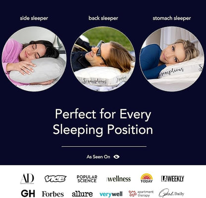 Honeydew Scrumptious Travel Pillow – Made in USA with Cooling Copper Gel Fill – CertiPUR Certified – Adjustable Travel Companion for Airplane & Traveling - Ergonomic Neck & Shoulder Support