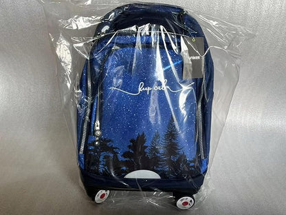 UNIKER Rolling Backpack with Wheels for Travel, Roller Backpack for Women, Wheeled Laptop Bag Fits 15.6 Inch Notebook