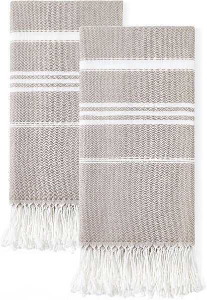 2 Packs Cotton Turkish Beach Towels Quick Dry Sand Free Oversized Bath Pool Swim Towel Extra Large Big Xl Blanket Adult Travel Essentials Cruise Accessories Must Haves Clearance Vacation Stuff