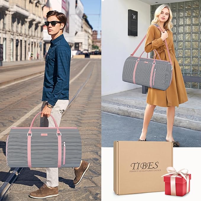 Convertible 2-in-1 Garment Bags for Travel, Carry On Garment Duffle Bag With Shoe Compartment Large Weekender Bag for Women Men Hanging Suitcase Suit Travel Duffel Overnight Bags 4pcs Set