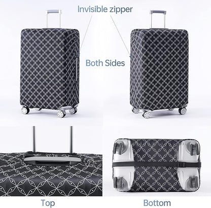 TRAVELKIN more than travel Luggage Covers For Suitcase Tsa Approved,Suitcase Cover Protector Fit 18-32 Inch Luggage