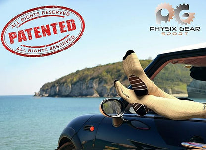Physix Gear Compression Socks 20-30 mmHg - Men & Women - Running, Nurses, Shin Splints, Flight, Travel