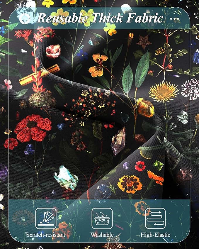 Slohif Luggage Cover for Suitcase Tsa Approved Protector - Luggage Sleeve Large Suit Case Cover Travel Stretch Baggage Case Protective Washable Fit 31-32 Inch Flower XL