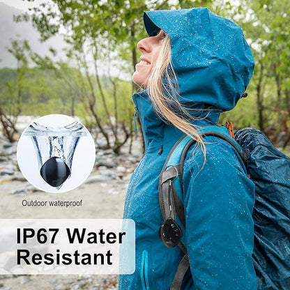 Onvis Item Finders Tracker Work with Apple Find My APP (iOS Only, Not for Android), Smart Bluetooth Locator for Keys, Luggage Suitcases, Bags Wallets, Backpack, IP67 Waterproof (4 Pack)