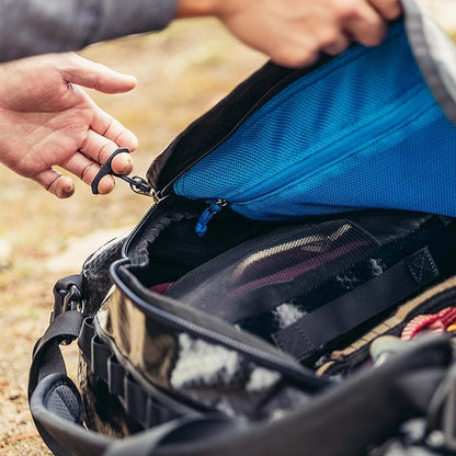 Gregory Alpaca 40L Water-Resistant Adventure Travel/Gear Organization Duffel Bag with Packing Cube Included, Slate Blue