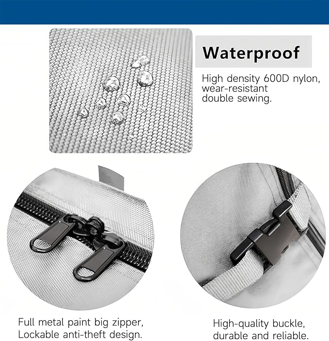 Arxus Large Duffel Bag, Waterproof Carry on Weekend Overnight Storage Bag over Luggage for Airline, Travel, Camping, Moving