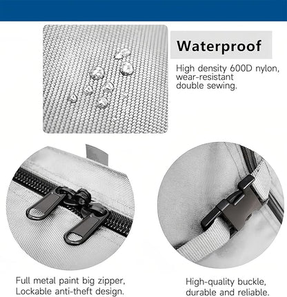 Arxus Large Duffel Bag, Waterproof Carry on Weekend Overnight Storage Bag over Luggage for Airline, Travel, Camping, Moving