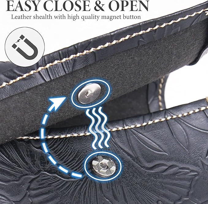 Pill Organizer,LIZIMANDU Weekly Travel Pill Case Box Medication Reminder Daily AM PM, Day Night 7 Compartments,for 4 Times A Day, 7 Days a Week-Includes Leather PU Carrying Case(1-Carved Black)