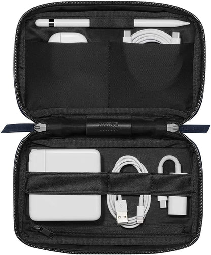 Native Union Stow Organizer – Premium Travel Tech Kit Crafted with Durable Canvas – Keep Essentials Organized with Flexible Storage & Quick-Access Pocket for Cables, Chargers, SIM Cards & More (Slate)