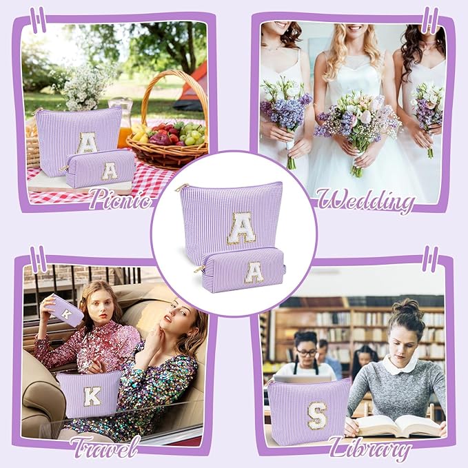 YOOLIFE Christmas Gifts For Teenage Girls Birthday Gift for Girls Makeup Bag Cosmetic Bag Teacher Gifts for 3 4 5 6 7 8 9 10 11 12 13 Year Old Girl Christmas Gift For Women M