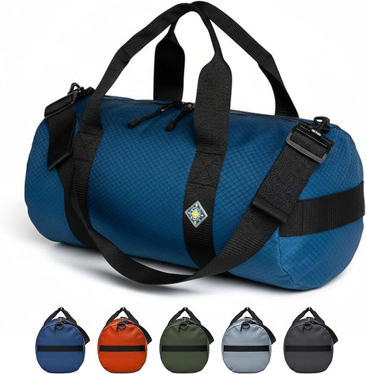 Diamond Ripstop Duffle Bags, Ultra Tough & Tear Resistant, Reinforced Stitching, Weatherproof, Packable Foldable Duffle Bag for Traveling
